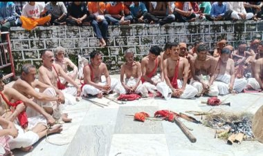 ग्राम बेढुली उत्तराखंड में बैसी महोत्सव के हुए 11 दिन पूर्ण, सभी भक्तों ने किया गंगा स्नान