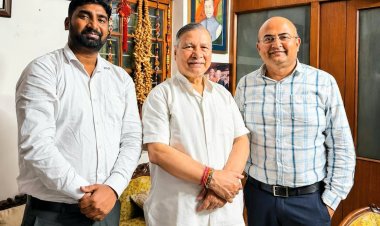 राज्यसभा सांसद भुवनेश्वर कलिता से सामाजिक कार्यकर्ताओं की महत्वपूर्ण भेंट, पर्यावरण संरक्षण महा सम्मेलन पर मंथन