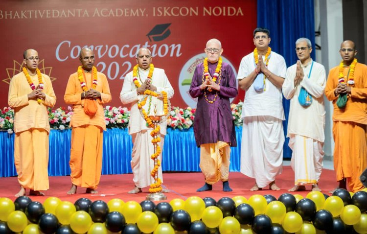 भक्तिवेदान्त एकेडमी, इस्कॉन नें छठा दीक्षान्त समारोह संपन्न