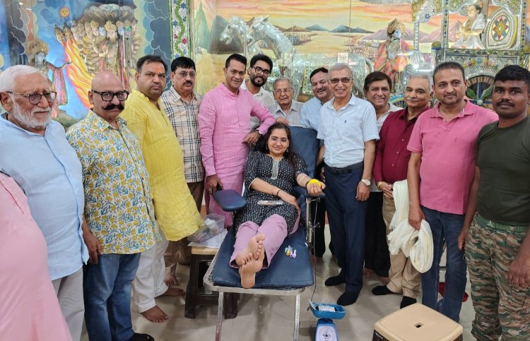 कारगिल विजय दिवस पर नोएडा में हुआ विशाल रक्तदान महोत्सव 