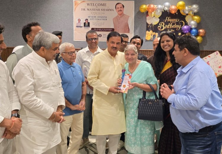 जलवायु टावर्स आरडब्ल्यूए की अनूठी पहल को डॉ महेश शर्मा ने सराहा