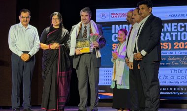 महर्षि यूनिवर्सिटी में इंडिया कनेक्ट एंड कोलेबोरेशन समिट-2026 किया आयोजित