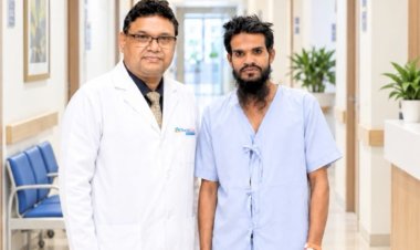 शारदाकेयर- हेल्थसिटी में 35 वर्षीय मरीज की गंभीर हार्ट बीमारी का हुआ सफल इलाज