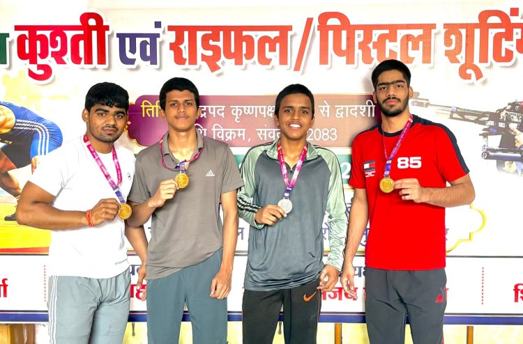 भाऊराव देवरस सरस्वती विद्या मंदिर के छात्र ने 38वीं क्षेत्रीय स्तर कुश्ती में फहराया अपना परचम